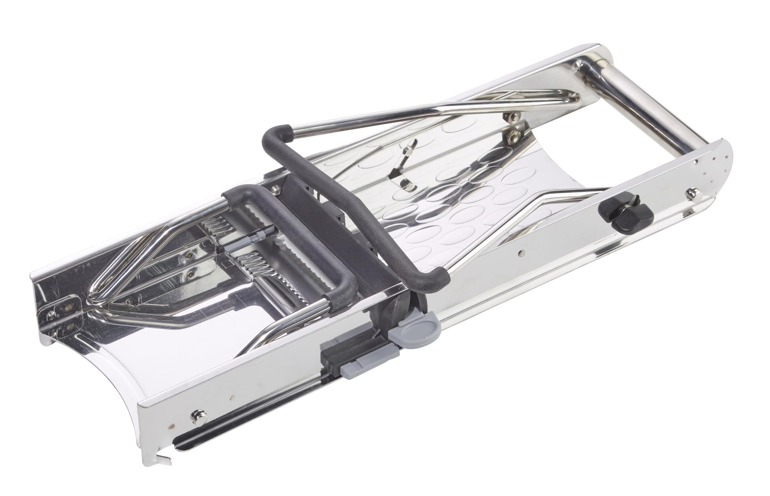 METRO Professional Mandolina cortador de verduras, acero inoxidable, 40 x 20 cm, plata