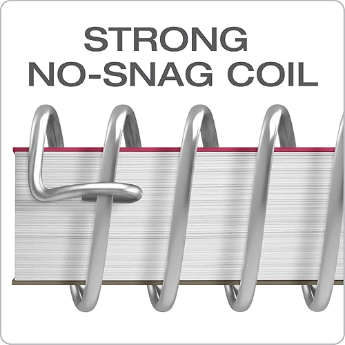 Miniatura 6 de Oxford Cuaderno de 3 materias, encuadernado con alambre, 11 x 9 pulgadas, cubiertas surtidas (sin elección de color), 150 hojas, rayas