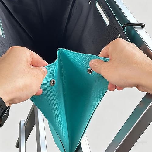 Miniatura 4 de Garosa Ladder Tool Bag, Oxford Fabric Tool Organizer with Elastic Strap and Side Pockets, for Straight Folding Ladders and Step Ladders