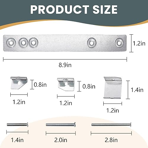 Miniatura 2 de Kit de montaje debajo del gabinete para microondas WX4-A019 JXA019K Kit de montaje debajo del gabinete compacto de repuesto por AMI PARTS Compatible