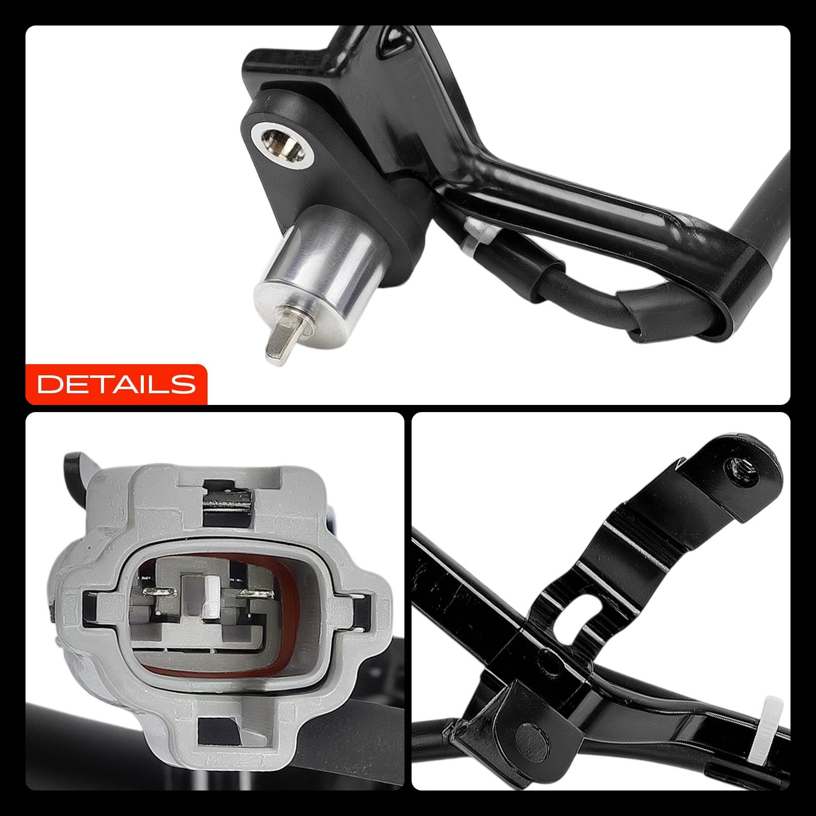 Frankberg 2x ABS Geschwindigkeitssensor ABS Speed Sensor 2-polig Vorne Kompatibel mit Granvia H1 H2 Hiace IV Bus H1 H2 Hiace IV Kasten H1 H2 Replace# 8954226080,8954326080