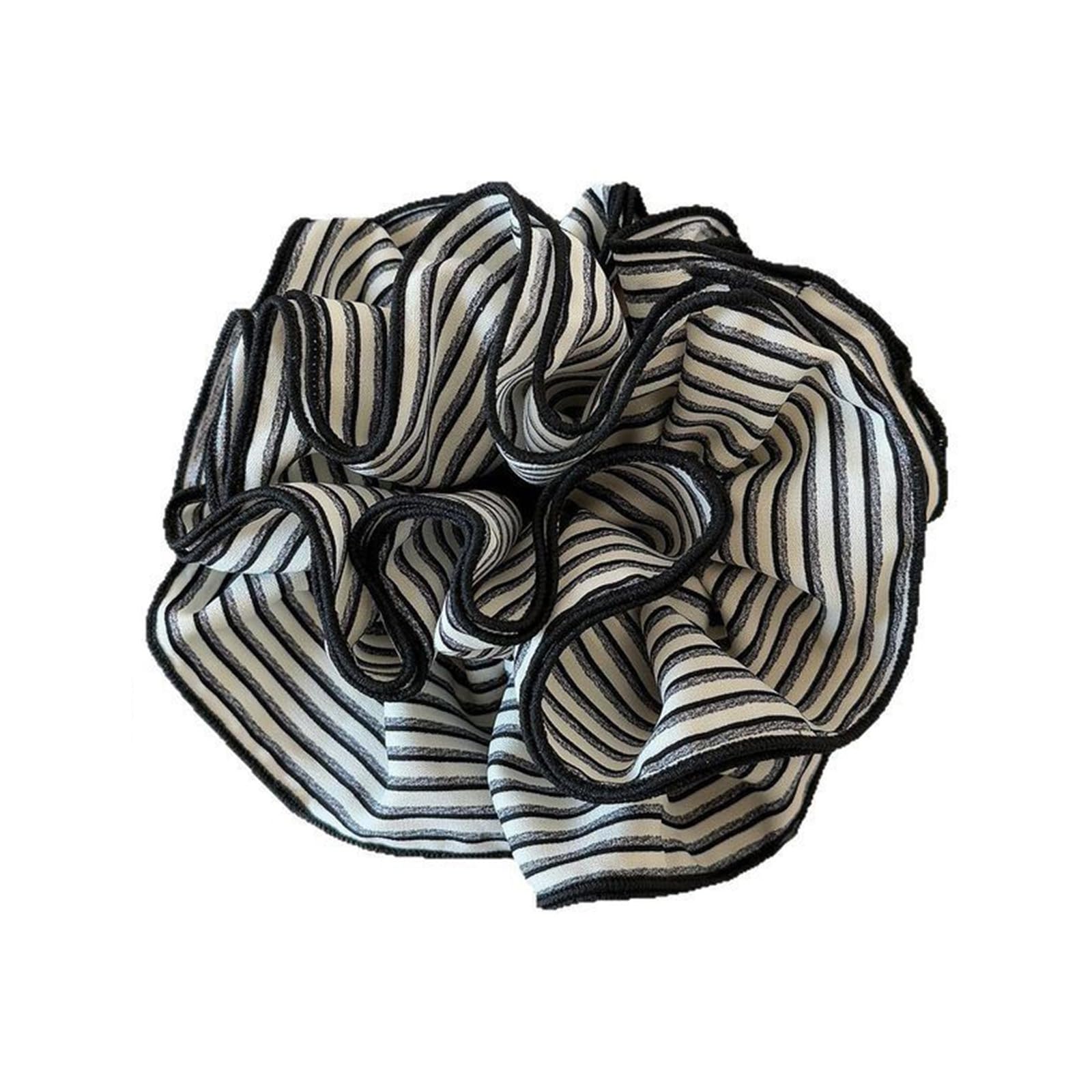 YUXITA Korean Hair Tie Soft Fabric Scrunchies For Women Girls Elegant Bun Styling Accessory