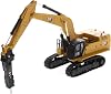 Diecast Master 1/87 Caterpillar CAT 395 Next Generation Hydraulic Shovel with Replacement Attachments