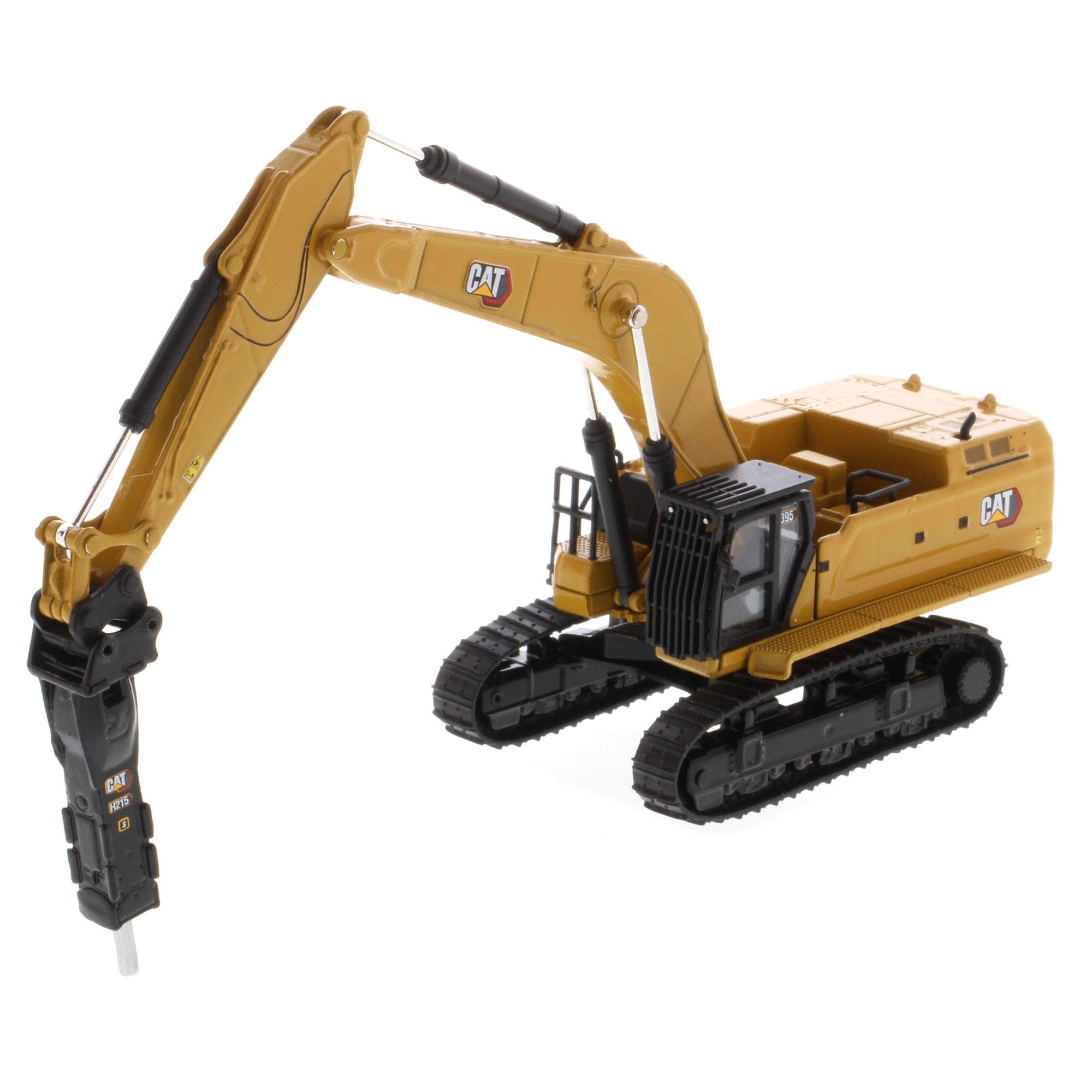 Diecast Masters 85688 - Escavatore Caterpillar con Attrezzi supplementari Cat 395 GP, Scala 1:87, Circa 5,1 x 7,6 x 16,2 cm, a Partire da 14 Anni