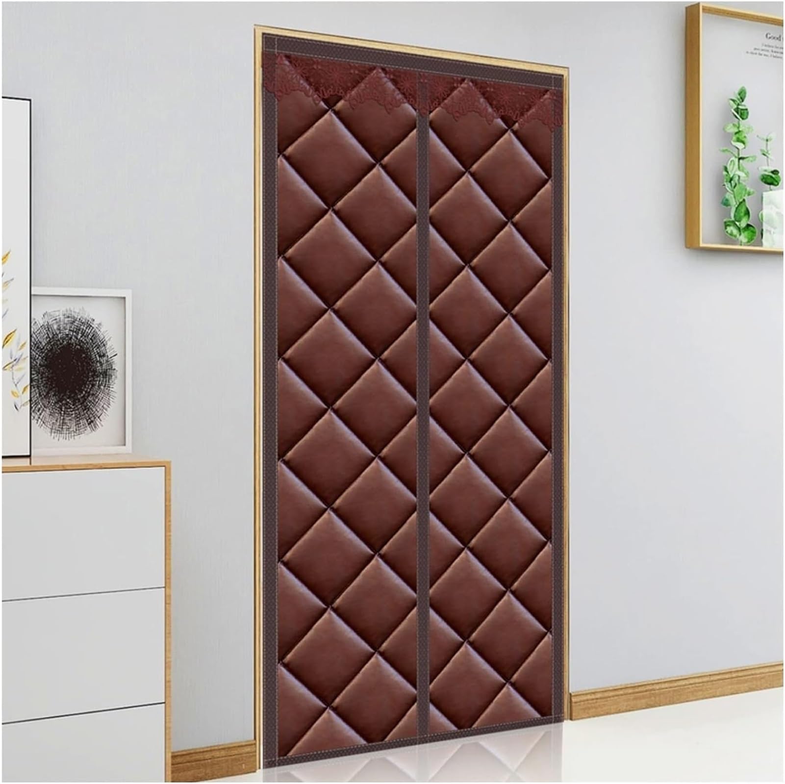 Rideaux de porte d'hiver contre le froid pour entrée de magasin