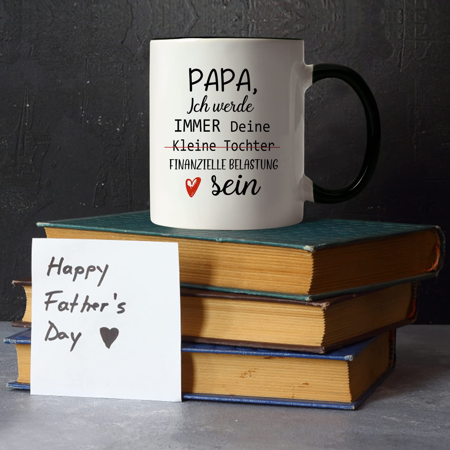 Tazza Divertente To My Dad In Inglese – Idea Regalo Per Papà Dalla Figlia, Festa Del Papà, Compleanno, Natale, Ceramica 100% - 2