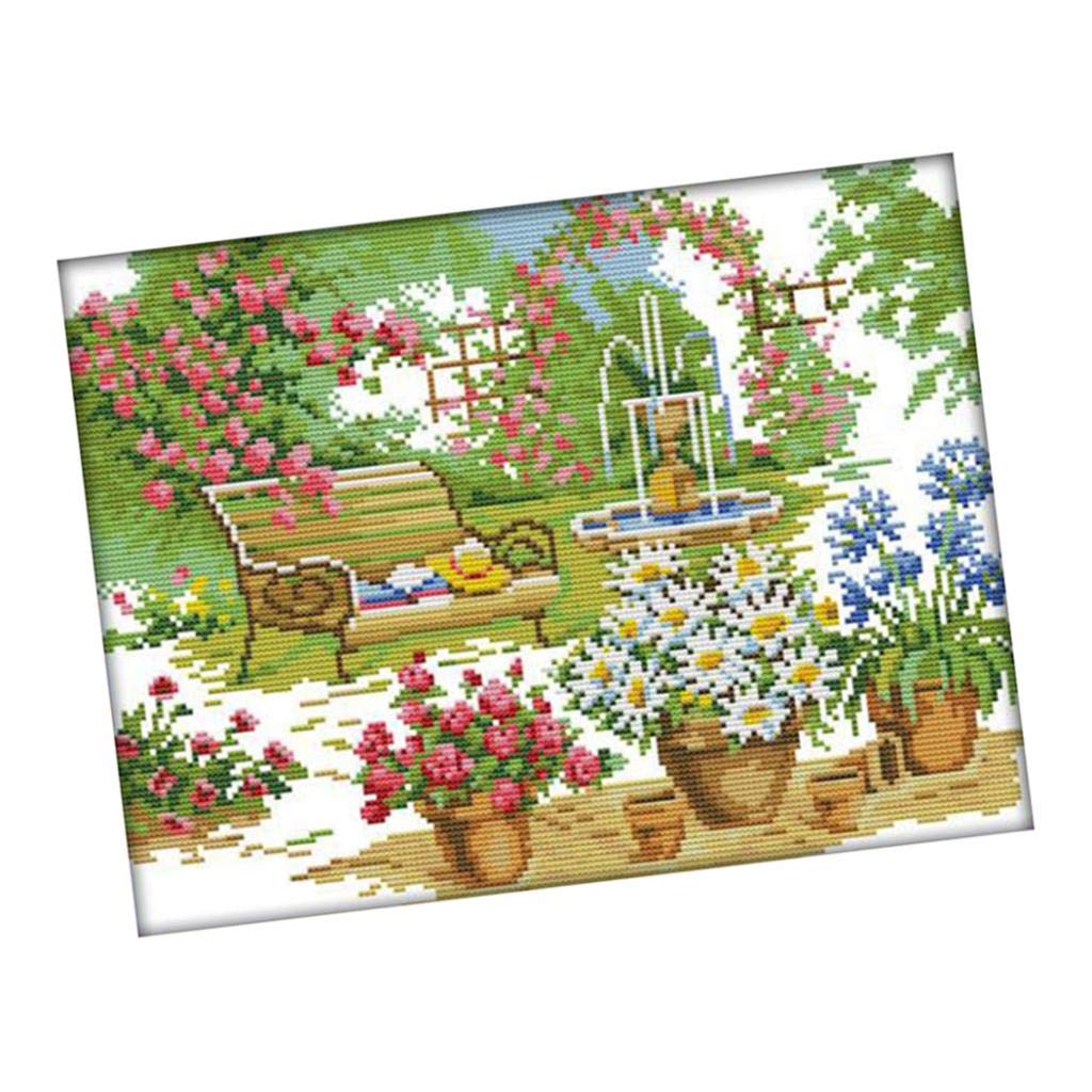 Stamped Cross Stitch Kits Kids Beginner Needlecrafts Embroidery Home Crafts