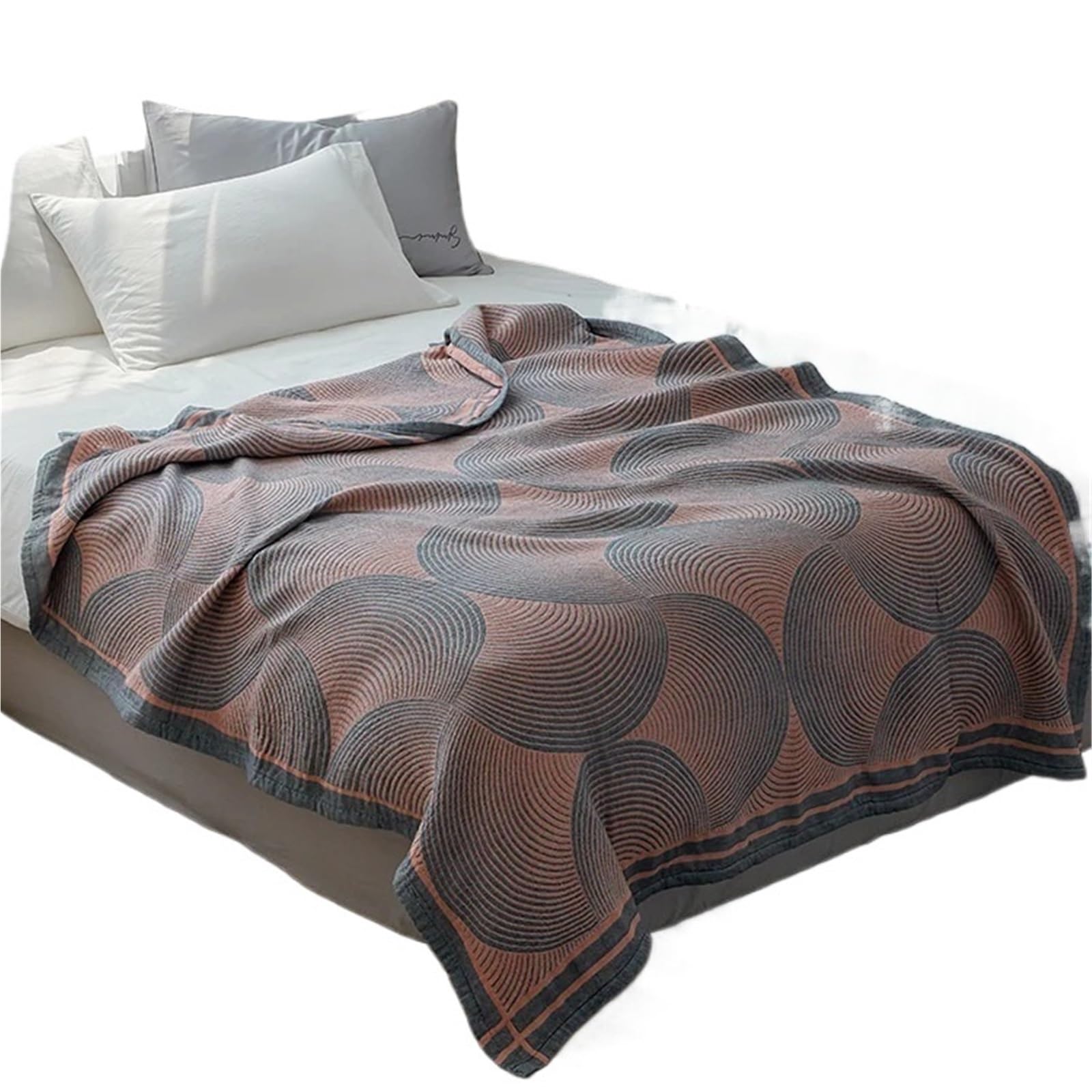 Muslin Throw Blanket Multicolor 150x200cm 200x230cm(Color1,150x200cm)