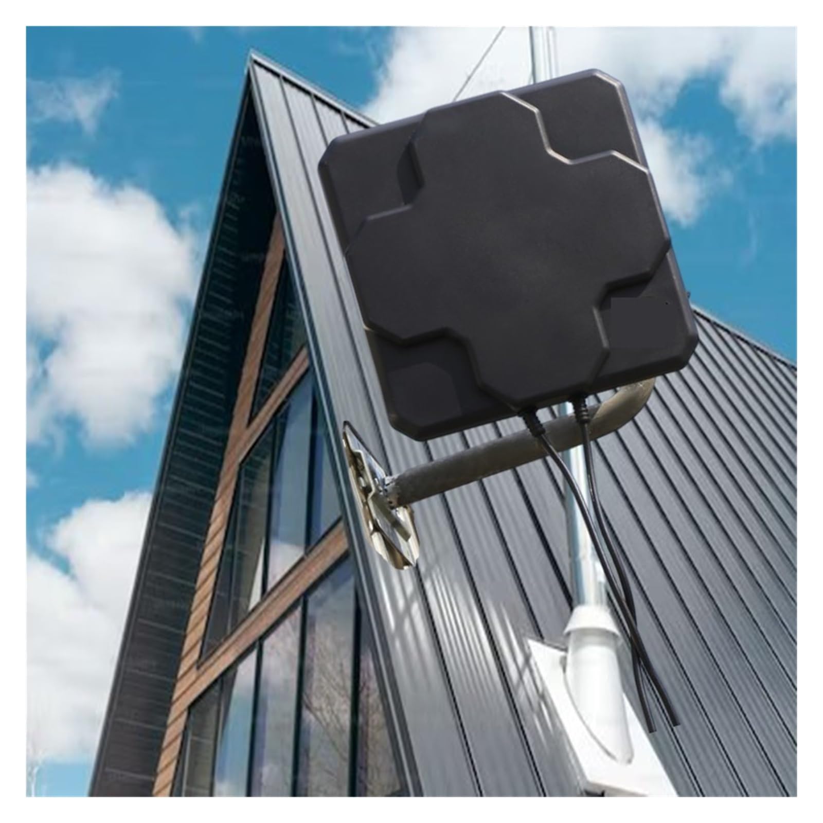 Antena Externa For Módem 4G LTE Con Cable Dual Mimo De 700-2700 MHz Y 18 DBi, Amplificador Señal, Wifi, Inalámbrica Cobertura más amplia