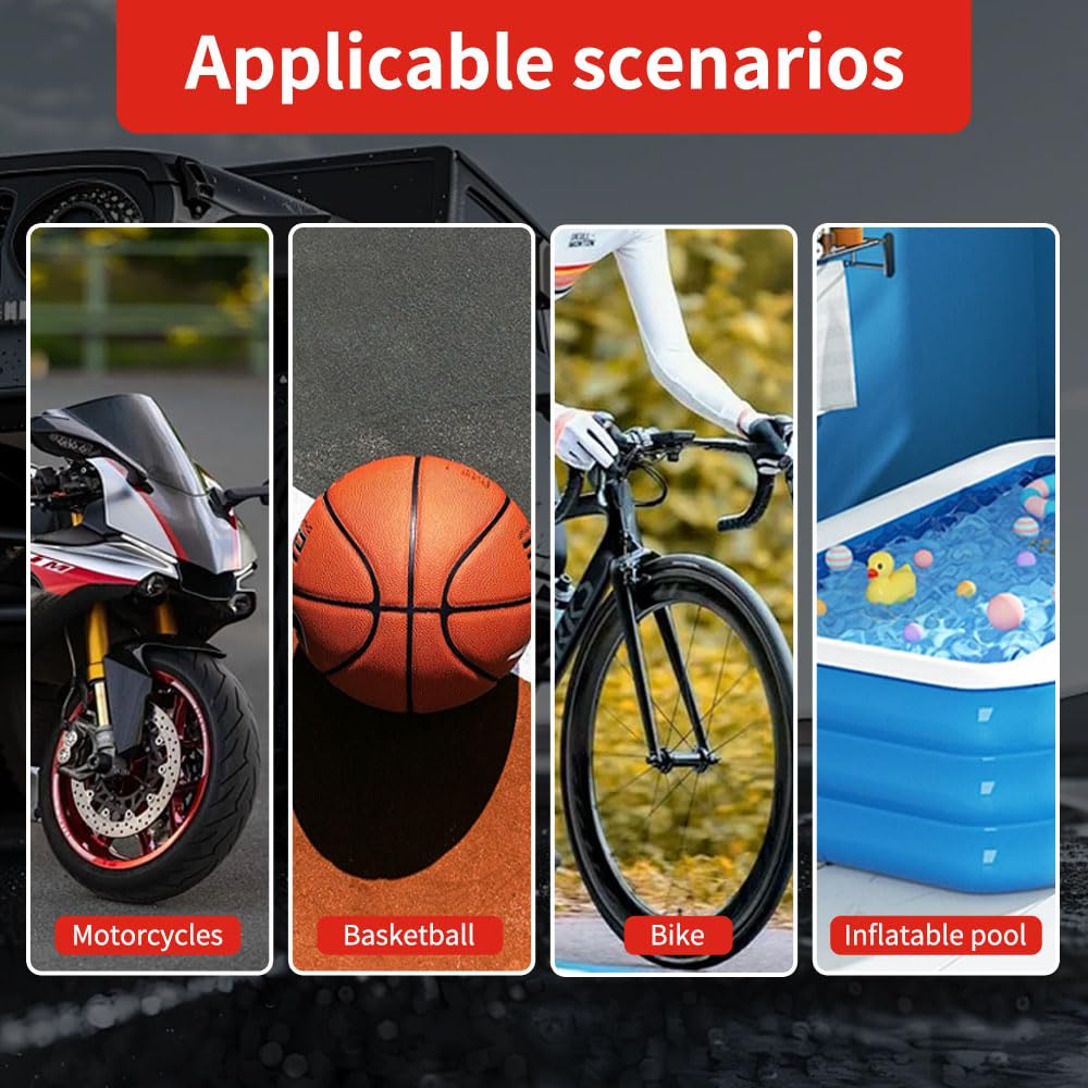 Portable Tire Inflator - Fast Car Bike Air Pump -5
