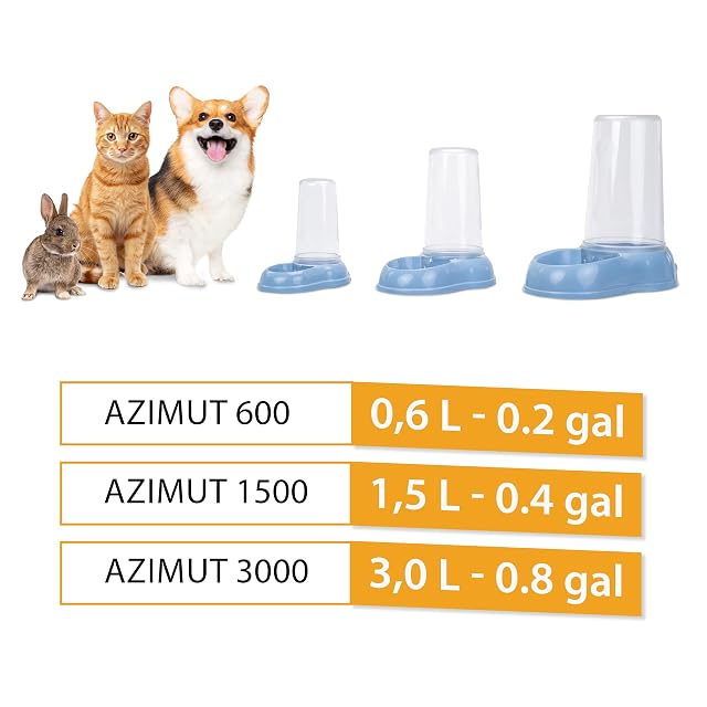 Foto 5 de 8 de Ferplast Dispensador de Comida o Agua para Perro y Gato Comedero para Alimentos Secos 1,5 litros Agua