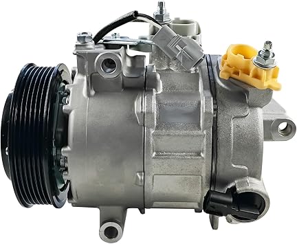Air Conditioner AC Compressor with Clutch Compatible with Ram 1500 5.7L 2014-2018, Ram 1500 Classic 5.7L 2014-2014, 7SBH17C Style Replacement 68140664AC