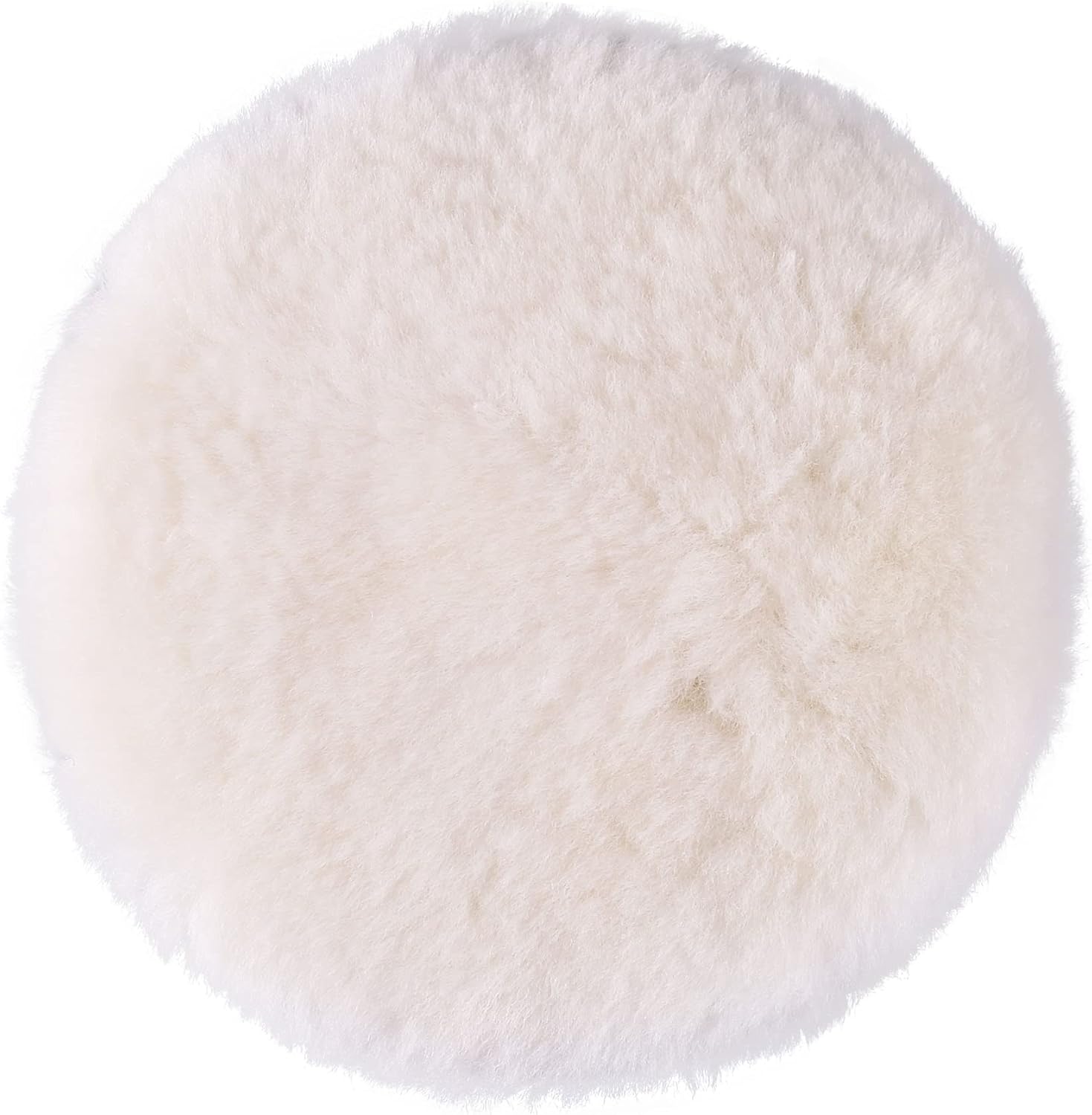 LotFancy 5 Inch Wool Polishing Pads, Pack of 2 - Car Auto Buffing Pads, Used with Rotary and Random Orbit Sander/Polisher