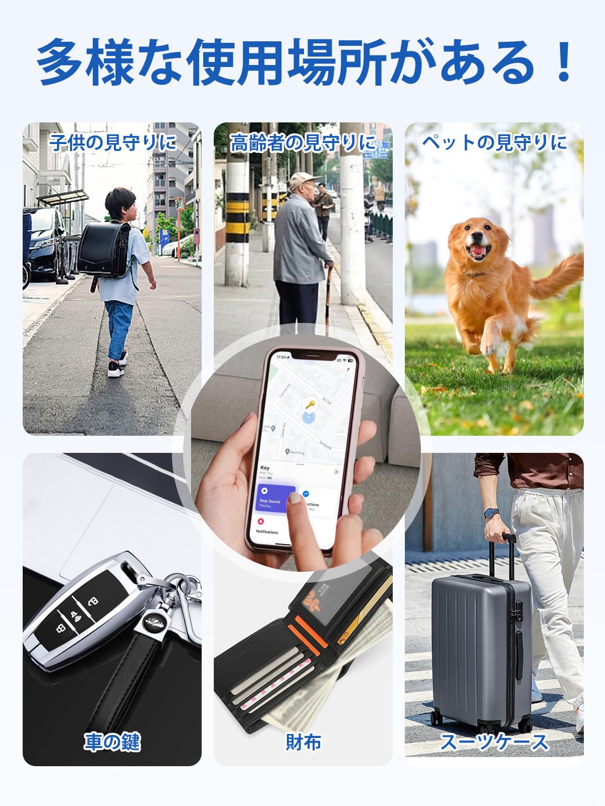 Amazon.co.jp: 【2024新登場&GPS全地球測位】スマートトラッカー gps 
