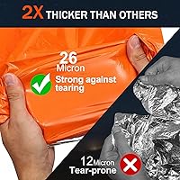 Vista 3 de Emergency Blankets for Survival, 2-Pack/4-Pack Space Blankets, Gigantic & Extremely Thick Survival Blanket, Suitable for Outdoor Survival, Camping