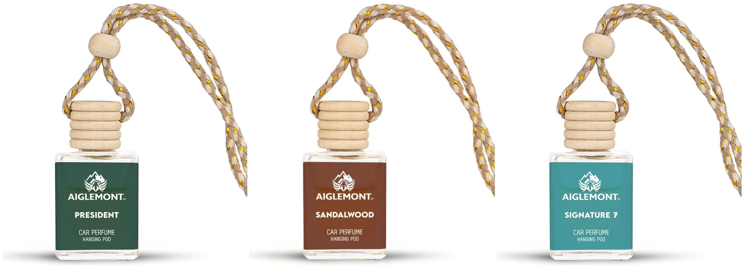 Car Perfumes combos | President, Sandalwood& Signature 7 Scent| Combo of 3 | 10 ml Each-image-11
