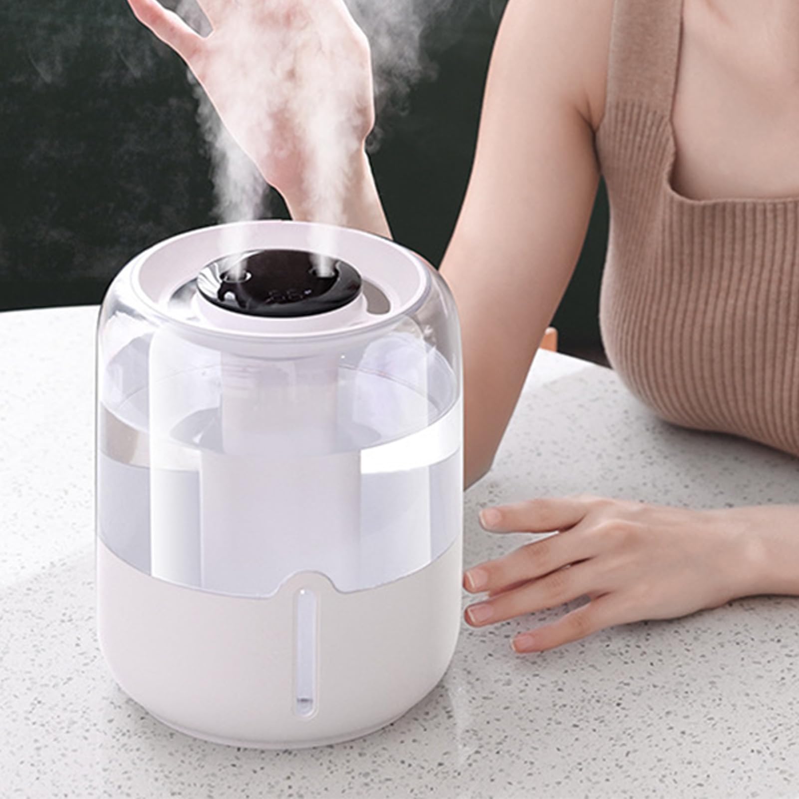 Umidificatore Camera – Alimentazione USB Doppia Con Luce Notturna E
