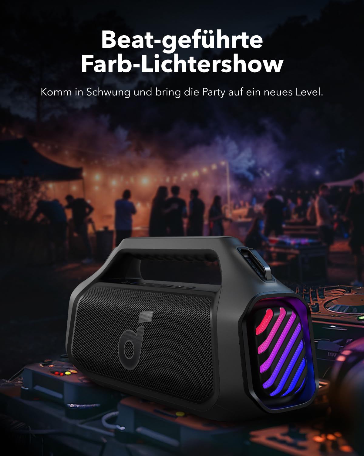 Soundcore Boom 2 Plus Outdoor Lautsprecher & Space One Pro Kabellose Kopfhörer Bündel