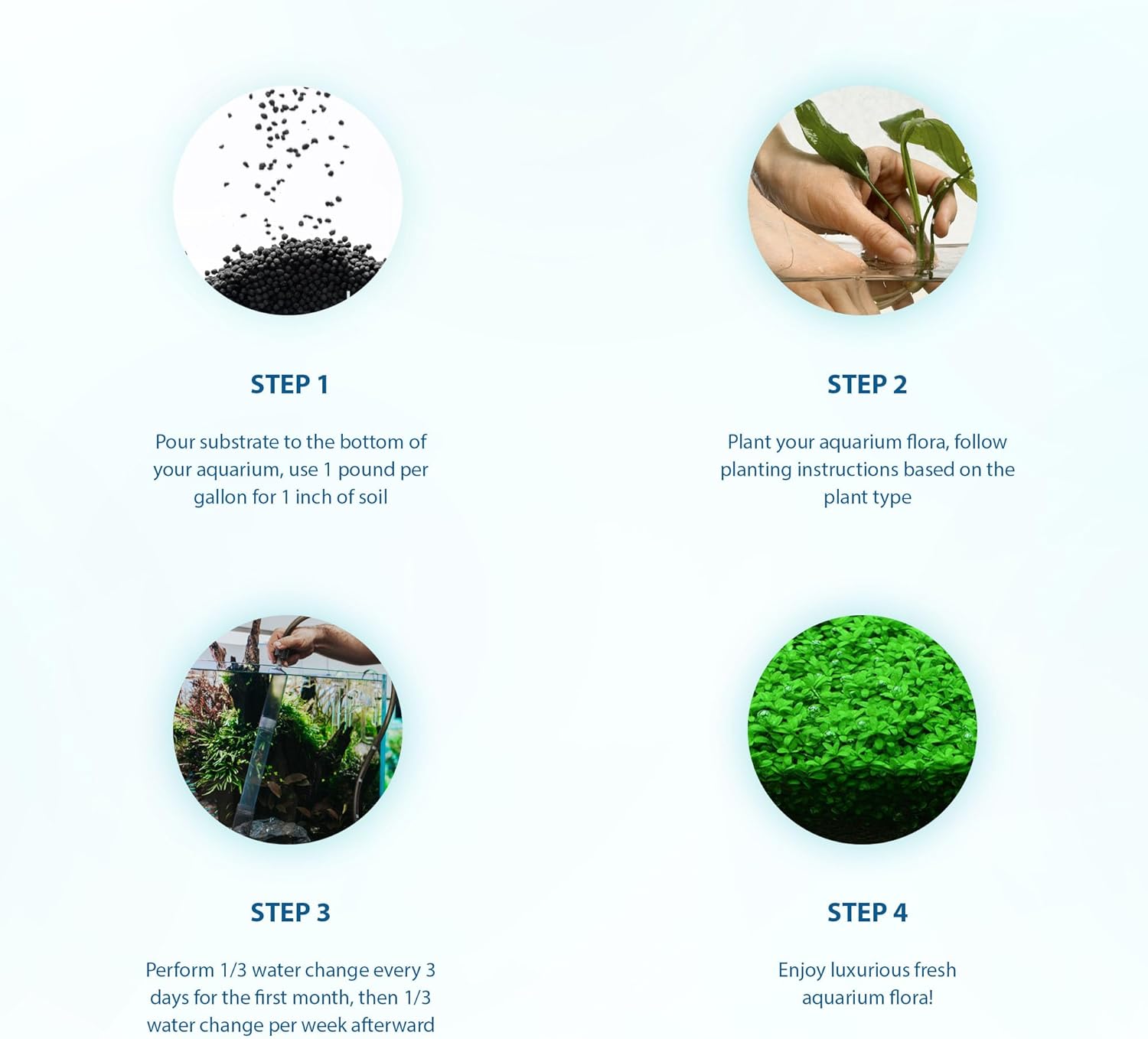 Neo Soil - Aquarium Soil for Freshwater Planted Tank, Volcanic Ash Substrate for Fish Tank w/Live Aquatic Plants, Slighty Acidic, PH Buffering Aquasoil for Planted Aquariums - Plants, 8L