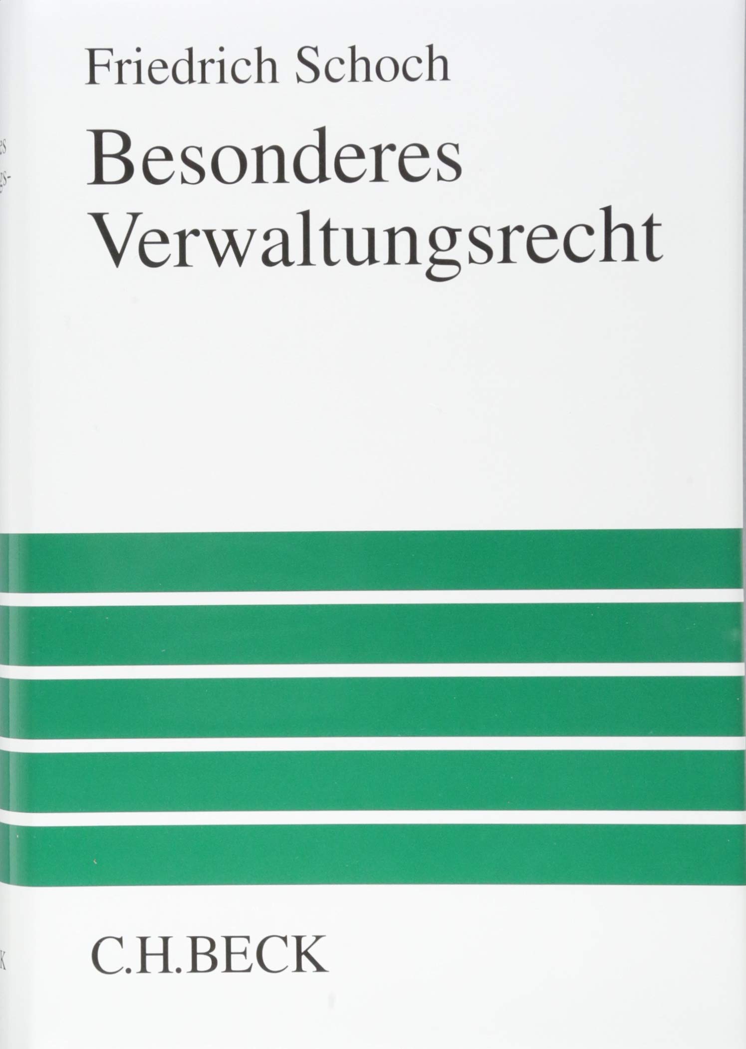 Besonderes Verwaltungsrecht (Großes Lehrbuch)