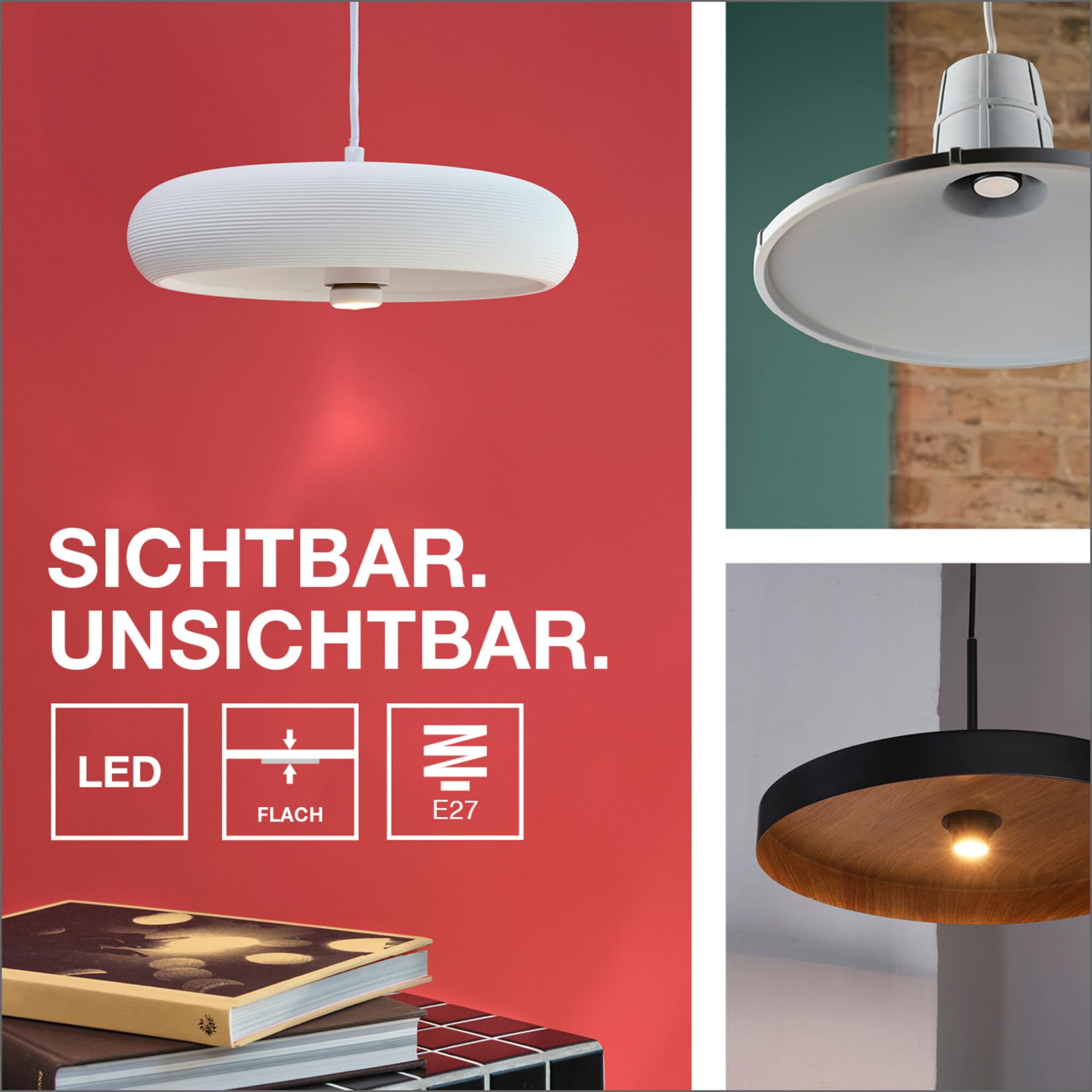 OSRAM Flat Lamp, lámpara LED ultra-compacta y plana con casquillo E14, | , LED Lamps, 35 Millimetres dia, , Paquete de 6