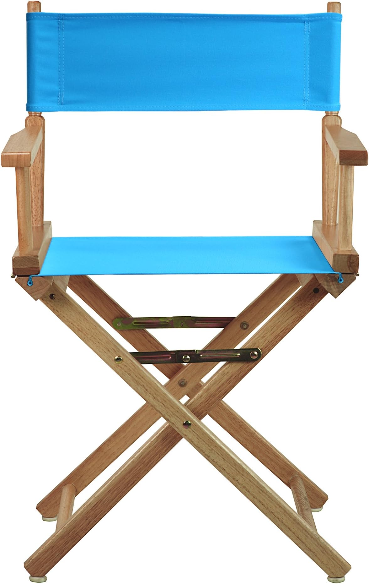 Casual Home 200-00/021-27 Director Chair 18" - Classic Height Natural Frame/Turquoise Canvas
