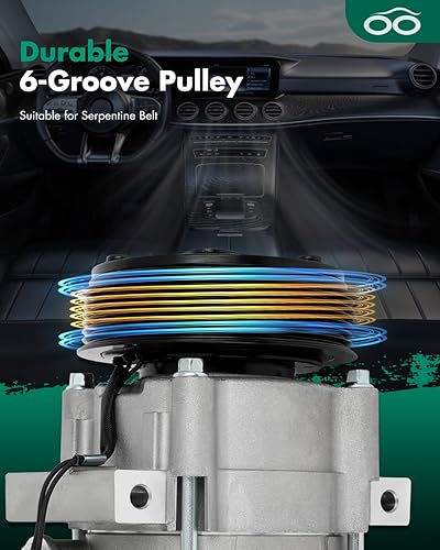 Miniatura 573 de SCITOO CO 10739C - Compresor de CA compatible con Honda Element 2.4L 2003 2004 2005 2006 2007 2008 2009 2010 2011