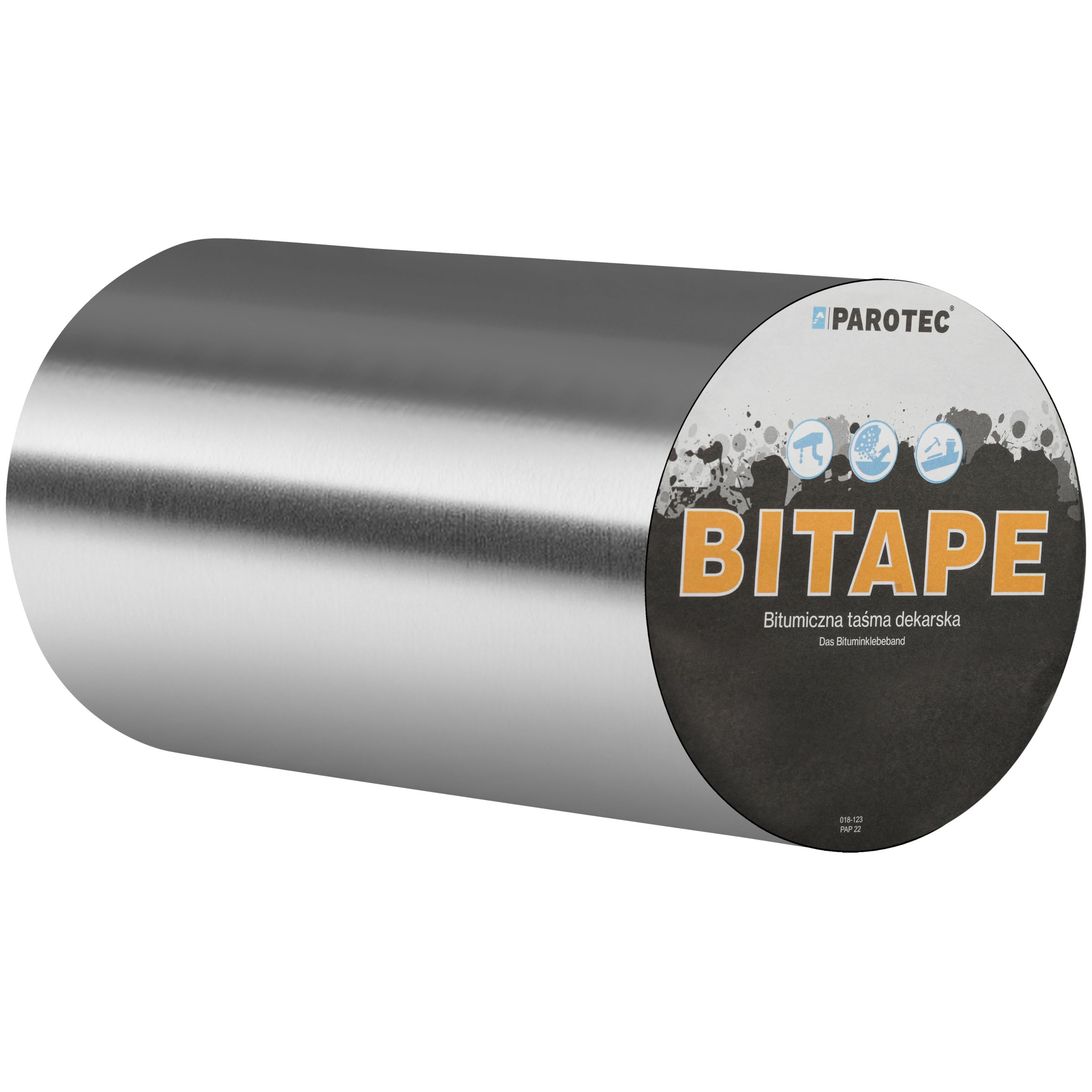 Parotec BiTape Bitumenband 300mm X 10m - Aluminium Dachband Für Dachreparatur
