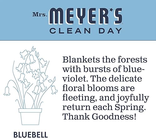 Vista 3 de MRS. MEYER'S CLEAN DAY Liquid Dish Soap, Bluebell Scent, 16 Fl Oz bottle (Pack of 1)