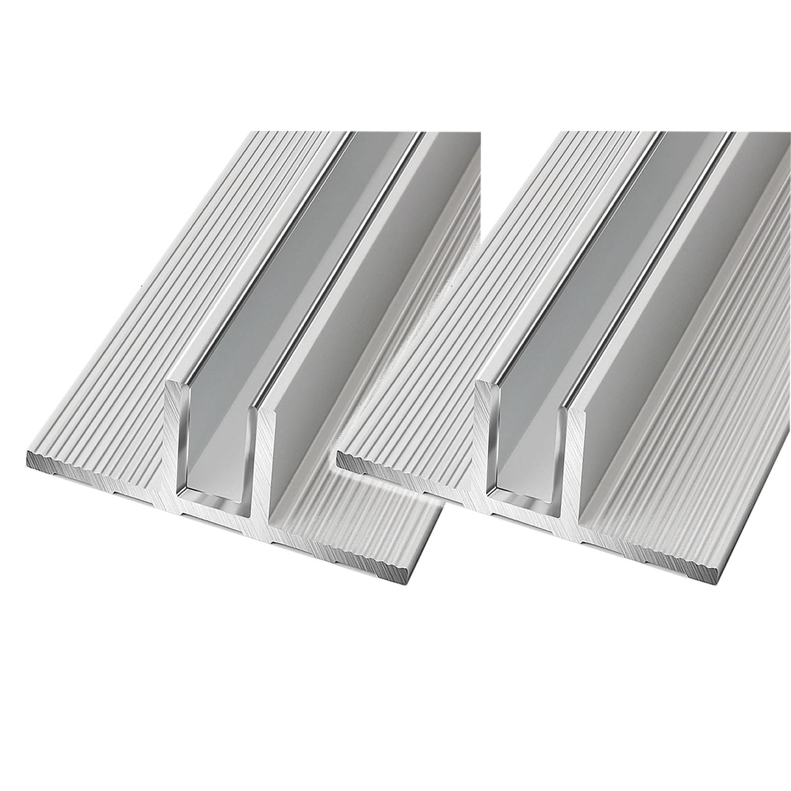 Fente en alliage d'aluminium de type T avec longueur personnalisable pour cloison de douche