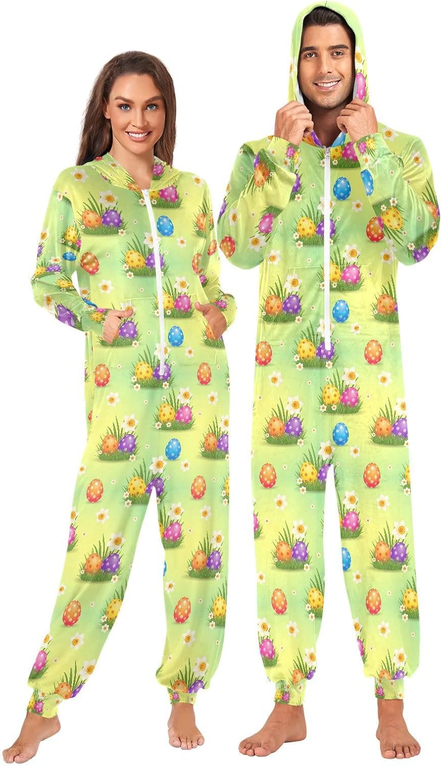 QUGRL Onesies Adult Pajamas Costume for Women Men Unisex Cosplay Sleepwear Homewear Suit Winter S-XL
