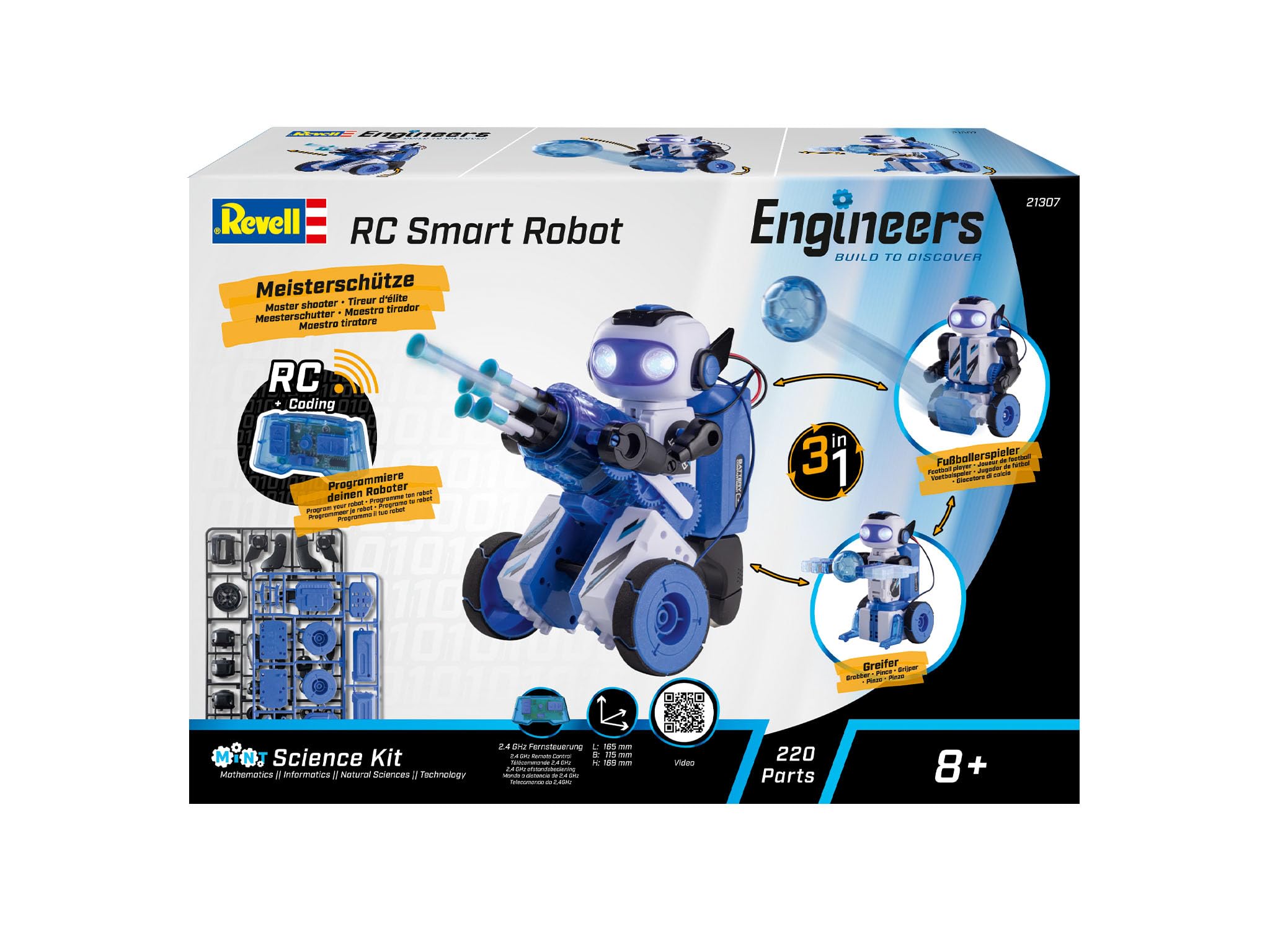 Robot Inteligente RC 3 en 1