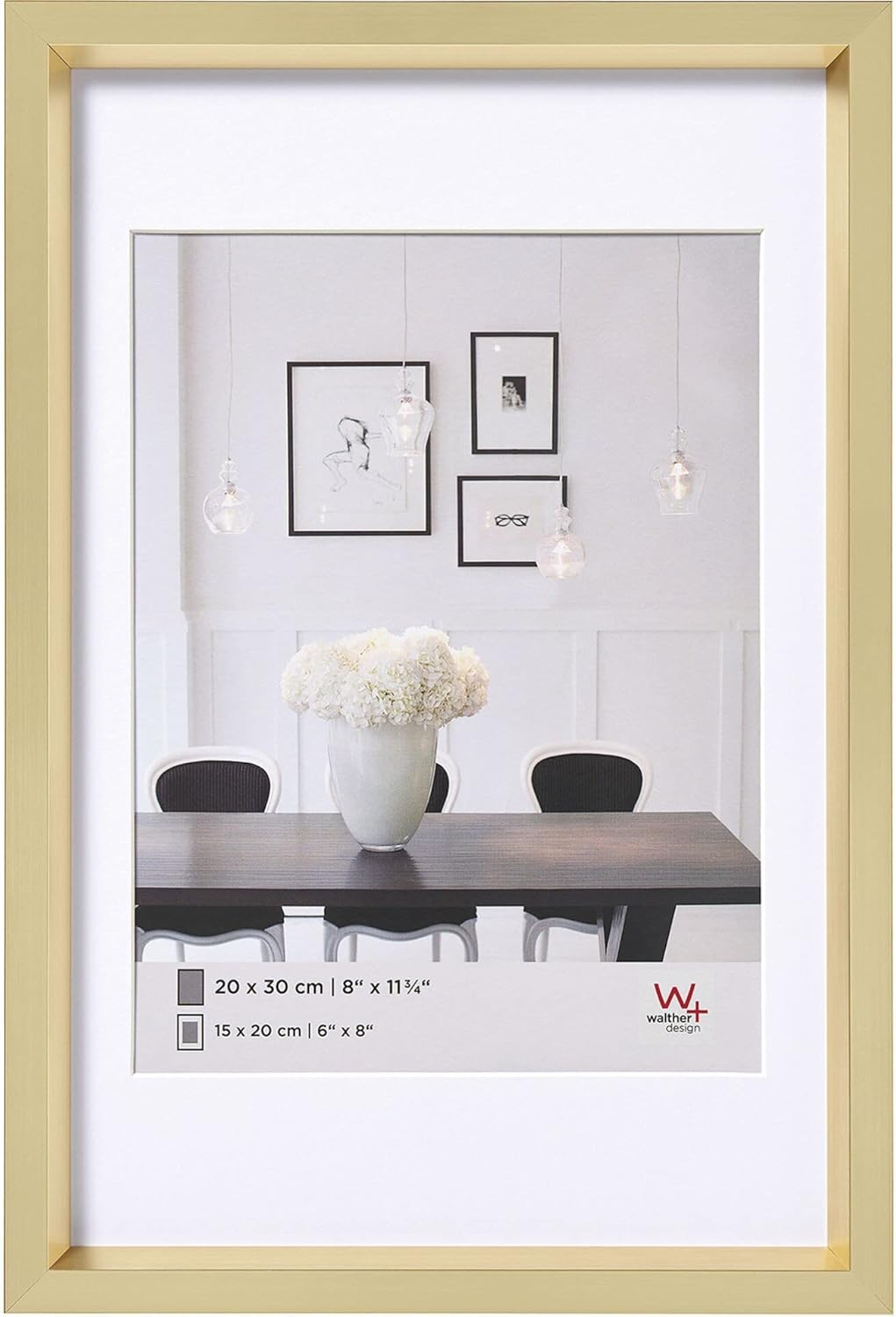 Walther Design Picture Frame Gold 20 x 30 cm with