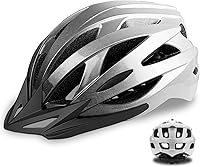 AISSTXOER Lightweight Road Bike Helmet for Adults - Adjustable 56-62cm Fit, 24 Vents, Removable Visor, CPSC Certified for Commuting & Sports