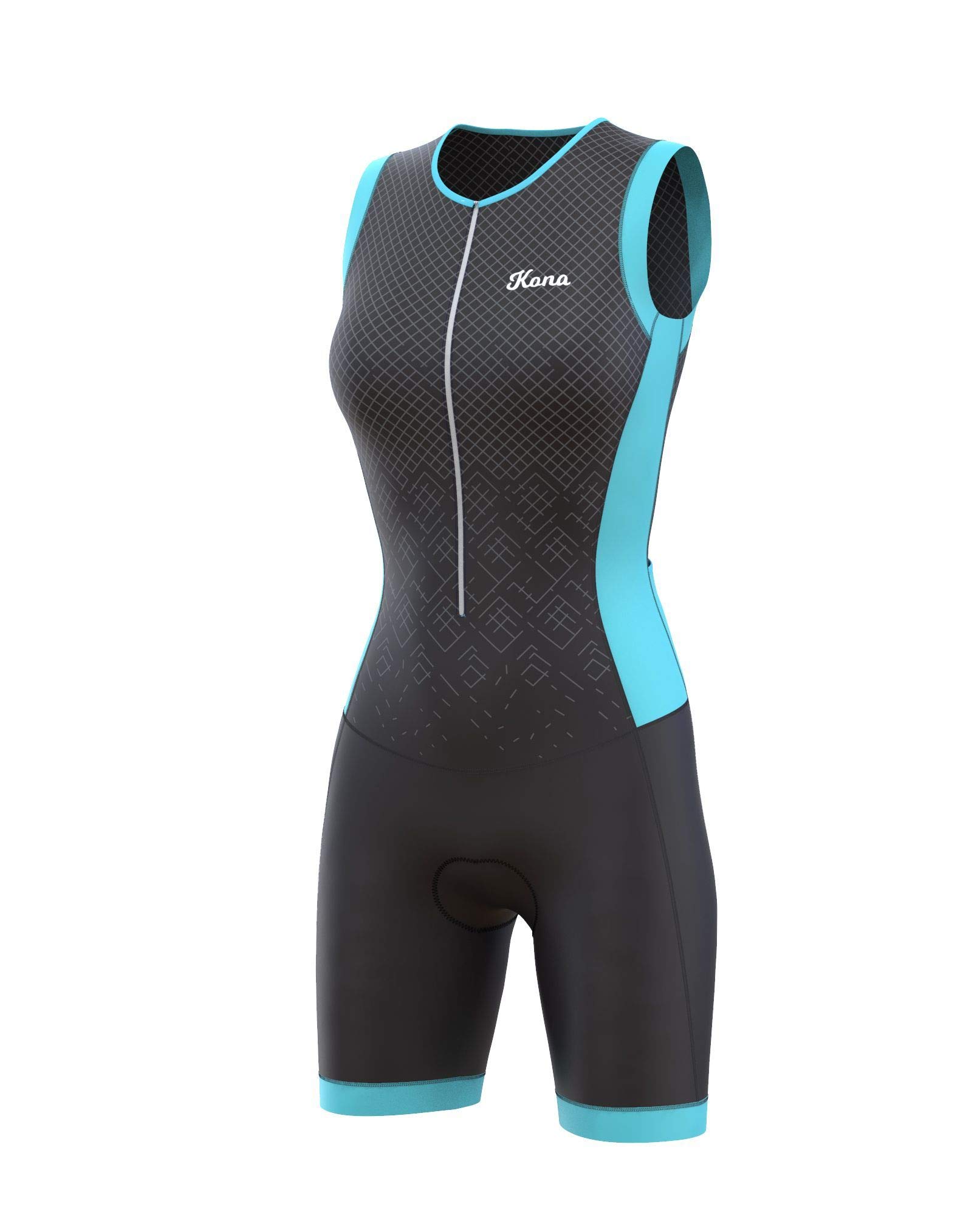 Buy KONA Elite Women's Triathlon Race Suit Speedsuit Skinsuit Trisuit Sleeveless OnePiece