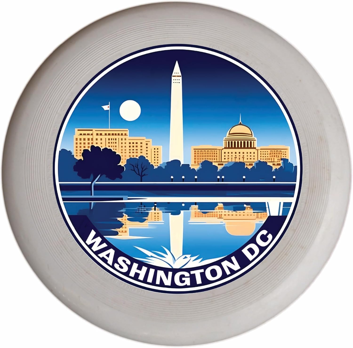 Washington DC Design C Souvenir Flying Disc 4-Pack