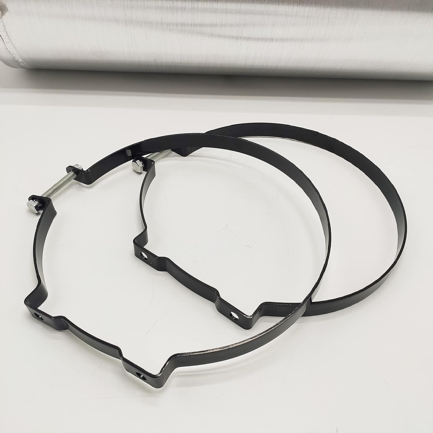 JSD AUTO PARTS 10 Gallons Gas Tank / Fuel Tank Aluminum Center Fill Spun 10 x30 1/4 NPT Outlet