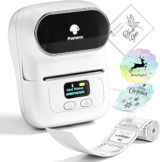 Phomemo Label Maker Machine - M110 Portable Bluetooth Thermal Label Printer. Sticker Maker
