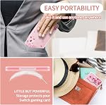 OLDZHU Cute Switch Case Holder Compatible with Nintendo Switch&Switch OLED, Pink Storage for 24 Game Cartridges and 24 Micro SD Cards
