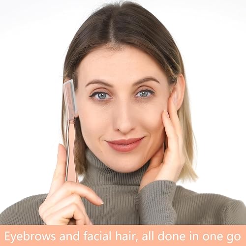 Miniatura 6 de Cuchillo de cejas, Dermaplaning Tool Metal (Masonería Plata)