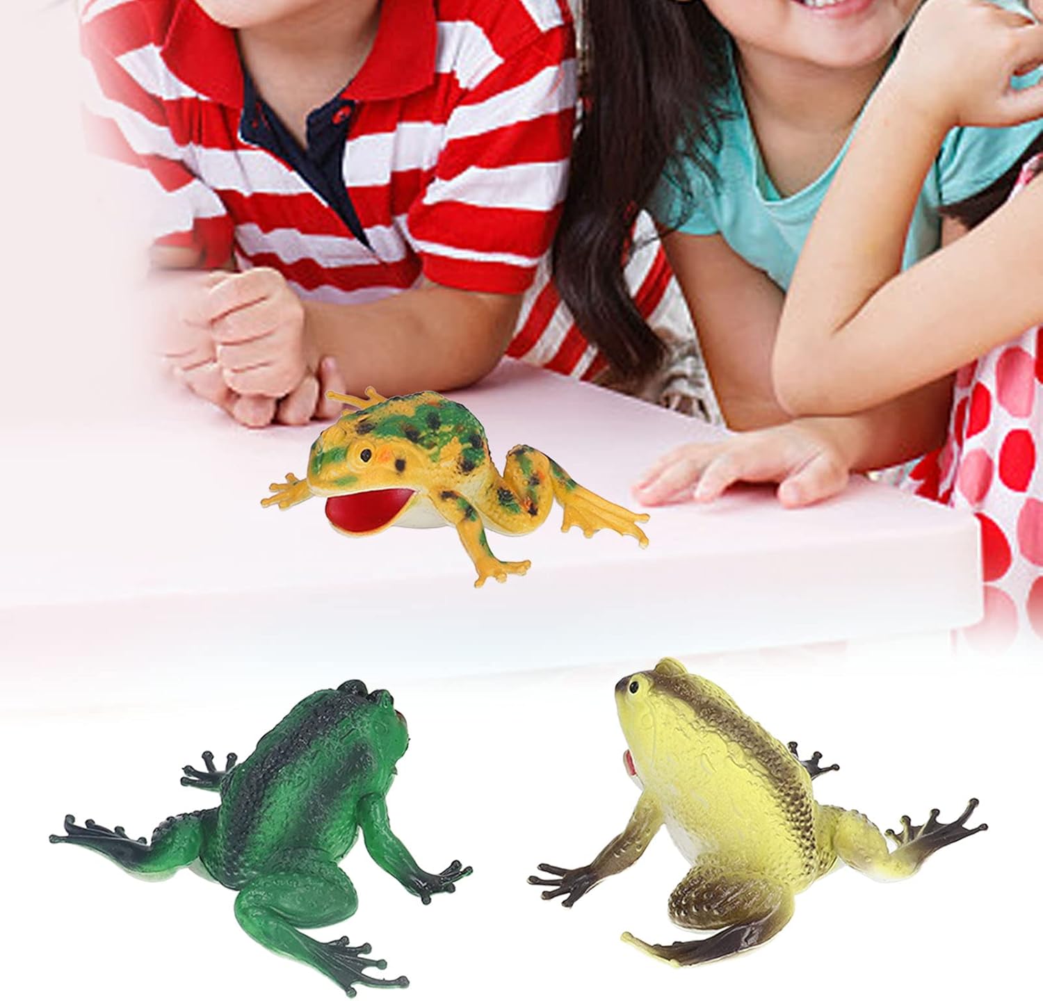 Amazon Co Jp ゴム製のヒキガエル ユニークなヒキガエルのおもちゃ教師のための子供のための愛好家のためのリアルな外観 おもちゃ