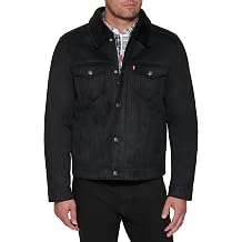 Levi's Men's Faux Leather Classic Trucker Jacket Faux Leather Jacket pack of 1