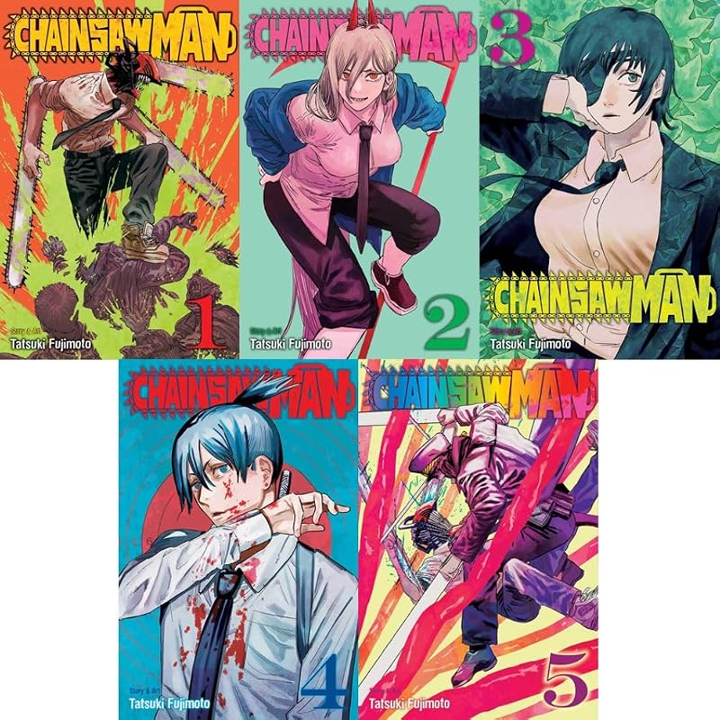 Juego de manga Chainsaw Man 1-5