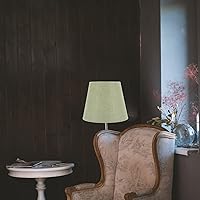 Vista 8 de DOITOOL Pantalla de tela para lámpara de tela, cubierta de lámpara de tambor E14, cubierta de repuesto para mesa de luz de pie para mesita de noche