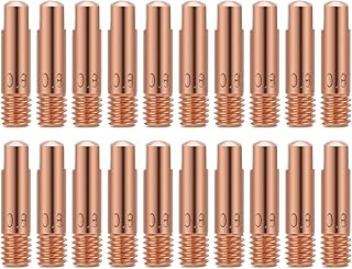 Mig Mag Schweissgerät Schweißdüsen 0,8mm Schweiß Kontaktspitzen, Stromdüse 20Stk Kupfer Kontaktspitze für 15AK MIG/MAG Sch...