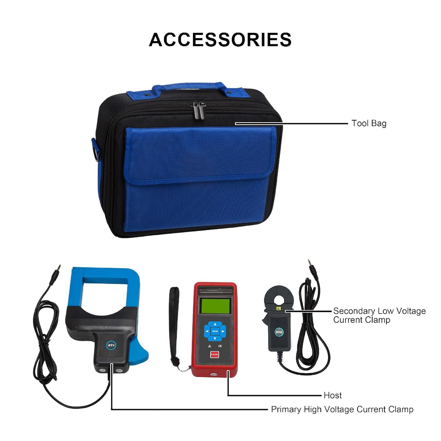 Low Voltage CT Turn Ratio Tester Meter for Current,Variable Ratio,Angle Difference Testing,Polarity and Phase Difference Judgment of The First and Second Circuits of Low-Voltage Current