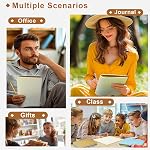 24 Pack A5 Blank Notebooks Bulk, 8.5x5.5" Blank Journals Bulk 60 Pages(30 Sheets) Kraft Small Sketchbook Drawing Notebook for Kids Students Office School Travel Writing (Brown)