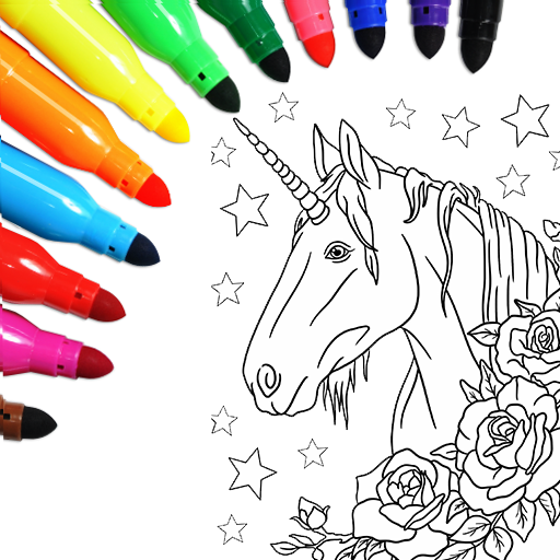 Unicorn coloring Book games App on Amazon Appstore