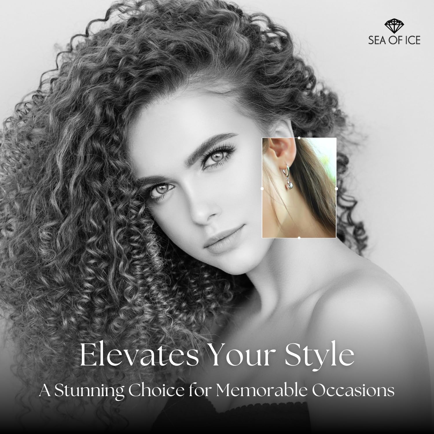 Sea of Ice Sterling Silver Ball Beads Leverback Drop Dangle Earing– Diamond-Cut 8mm Ball Beads - Elegant Sterling Silver Earrings for Women – Nickel-Free Jewelry - Image 4