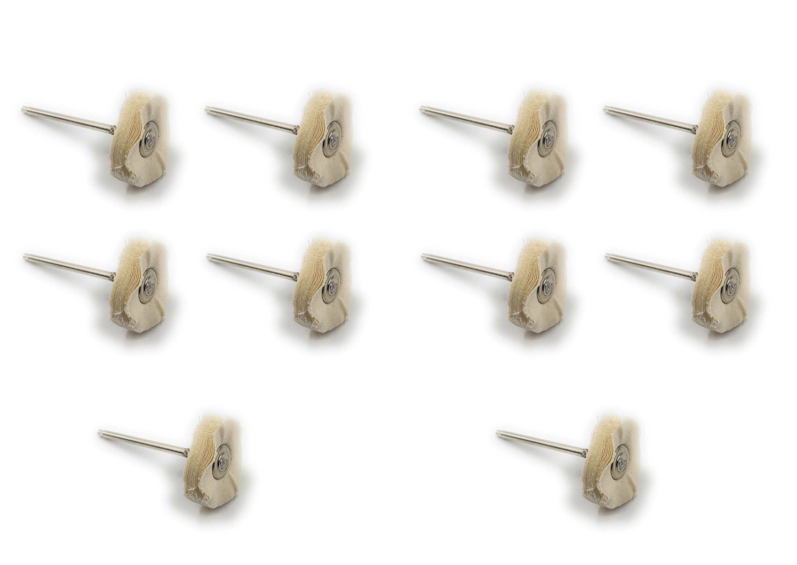 Aone Mounted Muslin Cloth Buff Cream 10pcs for Polishing/Buffing/Cleaning for Dremel Rotary Tool, Micro Hand Motor, Polishing Motor for Jewellery Making, Watchmaking, Model Making & Hobby Craft DIY (B08DRQPJM9) Amazon Price History, Amazon Price Tracker